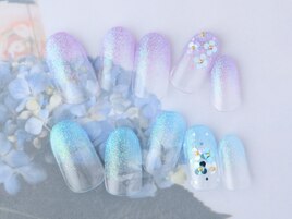 あじさいネイル