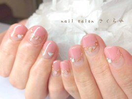 愛されピンクのシェルフレンチ