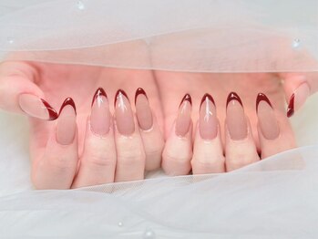 ラッキーネイル(lucky nail)/チップ長さだしフレンチ