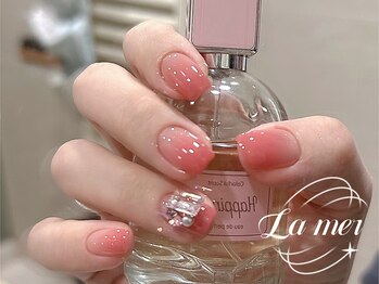 ピンクグラテーション