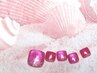【フットジェル】選べる定額アート+足裏かかとケア&保湿パック