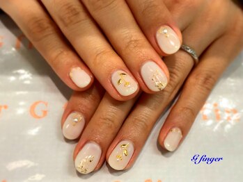 ジー フィンガー 千葉店(G)/ホワイトネイル