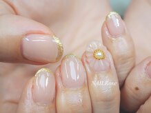 ネイルローズ(NAIL Rose)/3Dフラワー¥880(お花のみ)