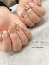 プライベート ネイルサロン マーマ(murmur)/大人クリスマスネイル