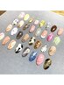 【パラジェル】ワンカラー×アート2本　￥7700〈75分～〉