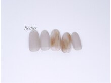 ネイルサロンリシェ 烏丸御池(Recher)/くすみカラーとメタリック