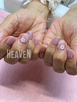 ネイルサロンヘヴン 国分店(Nail SaLoN Heaven)/ピンクネイル