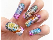 ルブランネイルエスオー(Loup blanc nail=s/o)/ネイルコンテスト作品