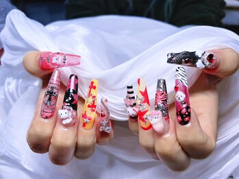 マルチューネイル 池袋(MARUCHU NAIL)/持ち込みデザイン《やり放題》