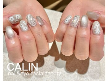 グレージュマグ×フラワー