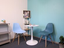 美容整体&小顔矯正サロン HACHI【ハチ】【2月21日OPEN（予定）】の雰囲気（ブルーが基調な清潔感のある店内！完全予約制プライベート空間◎）