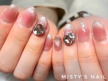ミスティーズネイル(Misty's Nail)の雰囲気（大人の女性のチークネイル♪上品に仕上げます♪）