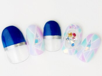 ネイルサロン ドレリッチ 大宮店(drerich)/モザイクステンドグラス