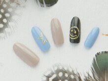 フェザーズ ネイル(feathers nail)/ニコちゃんネイル♪