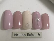 ネイリッシュサロン エー(Nailish Salon A)/シンプルウィンターネイル