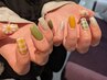 【nail.平日限定】学割U24/持込みデザイン120分(オフ込)¥7500(パーツ代別途)