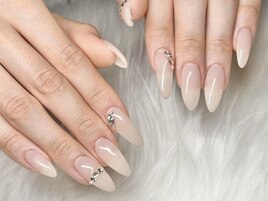 ワンカラーストーンネイル★