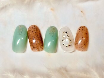 パラジェルプレミアムサロン ｎｅｗｉ ｎａｉｌ 銀座【7/1 NEW OPEN】/ちゅるんニュアンスネイル