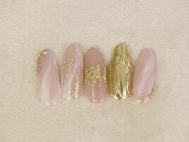 ピンクゴールドニュアンス