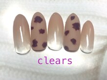 ビューティーネイルサロン クリアーズ(Clears)/マットコートアニマルネイル♪