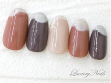 ラグジュアリーネイルズ アカバネ(Luxury Nails Akabane)/ガーリー*ふんわりアート