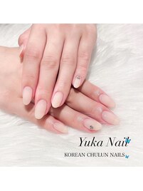 韓国ちゅるんNUDYネイル♪