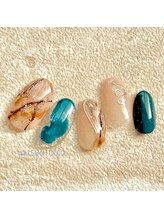 ネイルサロン クイル(QUILL)/12月大理石（2）