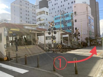 整体サロン アサヒ(Asahi)/阪急京都線 南方駅からの場合