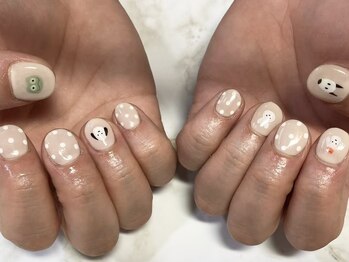 マハロネイルサロン 川崎店(mahalo)/野々山指名キャラネイル9980円