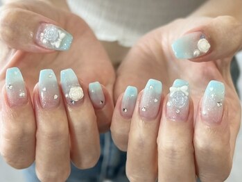 シオネイルサロン 下北沢2号店(sio.nailsalon)/パーツ込おまかせコース(90min)
