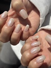 ユルックネイル(yluck nail)/定額シンプル/ワンカラー/白