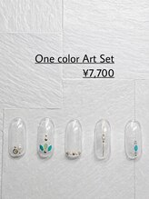 ネイル ヴェリテ(NAIL VERITE)/ワンカラーアートセット ¥7,700-