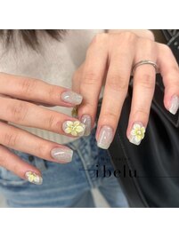プルメリアネイルデザイン