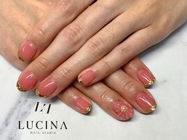 Hー189大人可愛いガラスフレンチ