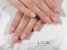 ネイルアトリエルカ(nail atelier LUCA)/S-102 美爪ピンクベージュグラデ