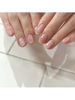 カミナネイル(KAMINA.nail)/リボンシールネイル