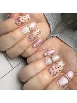 セクションプラス 吉祥寺(SECTION+)/ピンク×レオパード