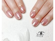 ネイルエイト 新百合ヶ丘(nail8)/オフィス　ピンクネイル