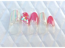 ストライプネイル☆¥6,900
