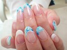 【OrderNail】夏フレンチ