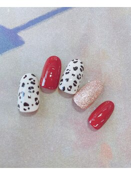 アイリッシュネイル 久屋大通店(Irish Nail)/レオパードネイル