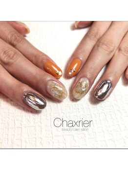 シャルリエール(Chaxrier)/夏ネイル　シェル