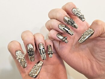 ラグネイル 鷹匠店(lag nail)の写真/【新規☆アート自由10本¥12300】持ち込みデザインも大歓迎♪#ちゅるんネイル#ニュアンスネイル