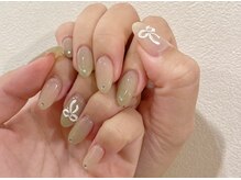 アモフ(amof)/ぷっくりリボンネイル☆*:.。