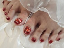 ミイネイル(Me nail)/#ハートネイル#フットネイル
