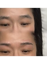 ウル(Ulu.)/さんかく眉から平行アーチ眉に＊