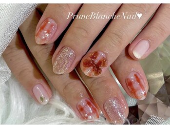 プリュネブランシュネイル(Prune Blanche Nail)/定額デザイン♪♪
