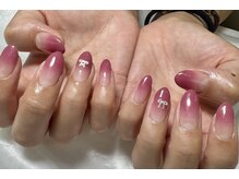 ミアネイル 越谷店(mia nail)/グラデーション＋パーツ追加