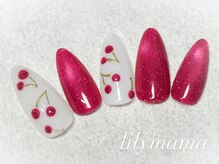 さくらんぼネイル