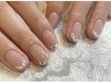 ネイル アバンス 西梅田店(Nail AVANCE.)/ガラスフレンチ